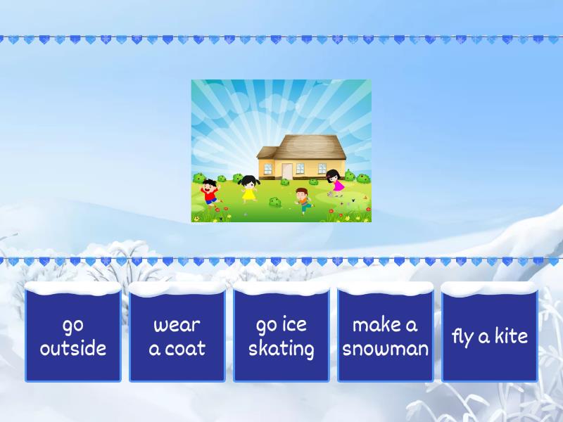 Family and Friends 2. Unit 10 Vocabulary 2 - Find the match