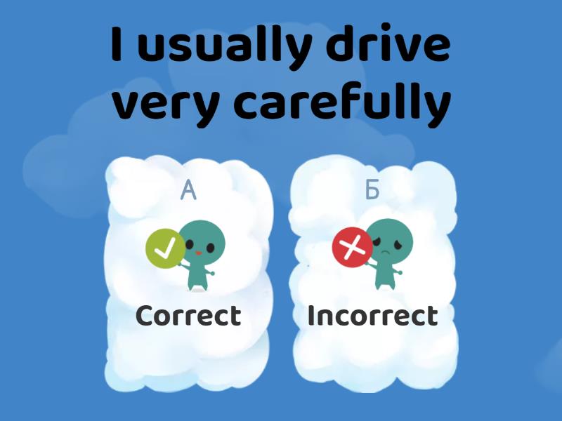Adverbs and adjectives (correct or incorrect) - Quiz