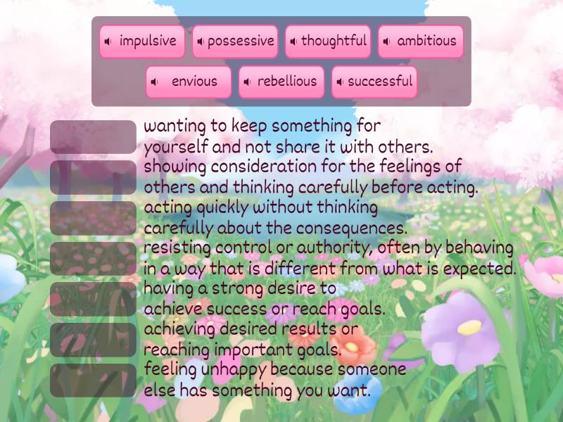 describing people English File inter+ - Match up