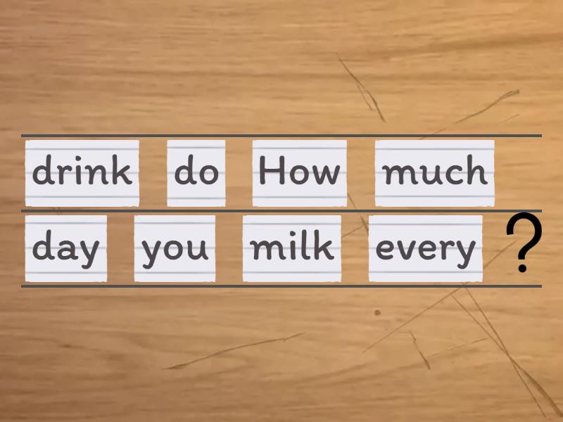 PRESENT SIMPLE - QUESTIONS - Unjumble