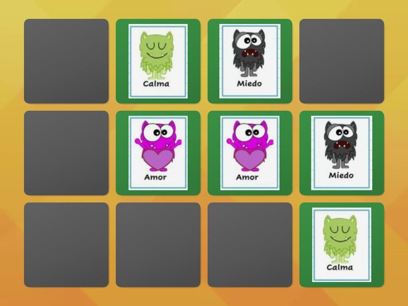 MEMORIA DE LAS EMOCIONES - Matching pairs