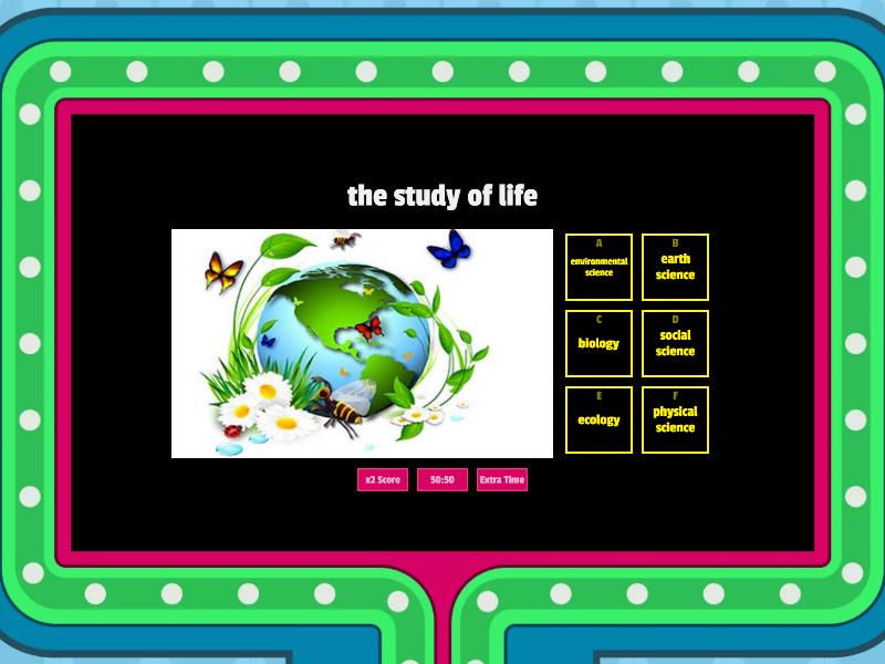 Intro To Environmental Science Vocab - Gameshow Quiz