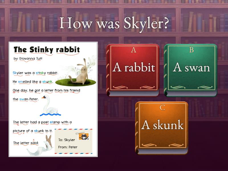 The Stinky Rabbit - Quiz