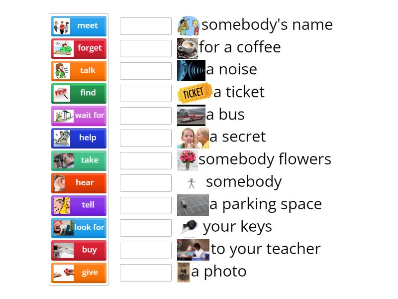 Verb phrases - Match up