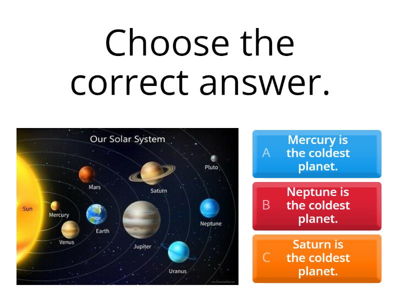 our solar system - Test