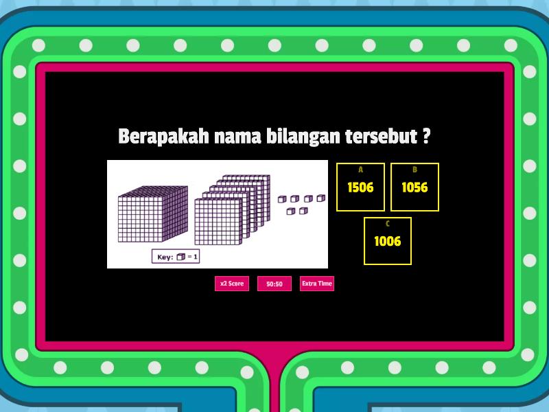 Nilai Tempat Ribuan - Gameshow Quiz