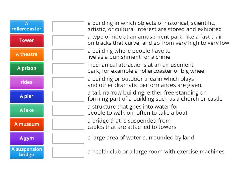 Descriptive Text - Match up
