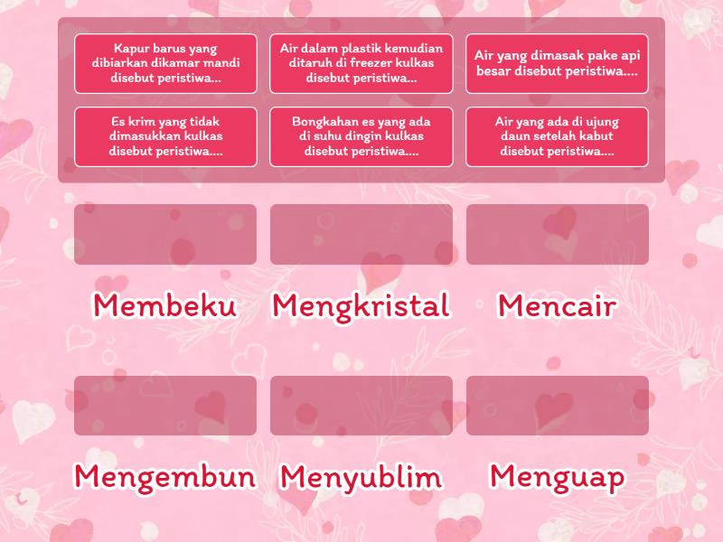 Mencocokkan Pernyataan Dengan Jawaban Yang Benar - Match Up