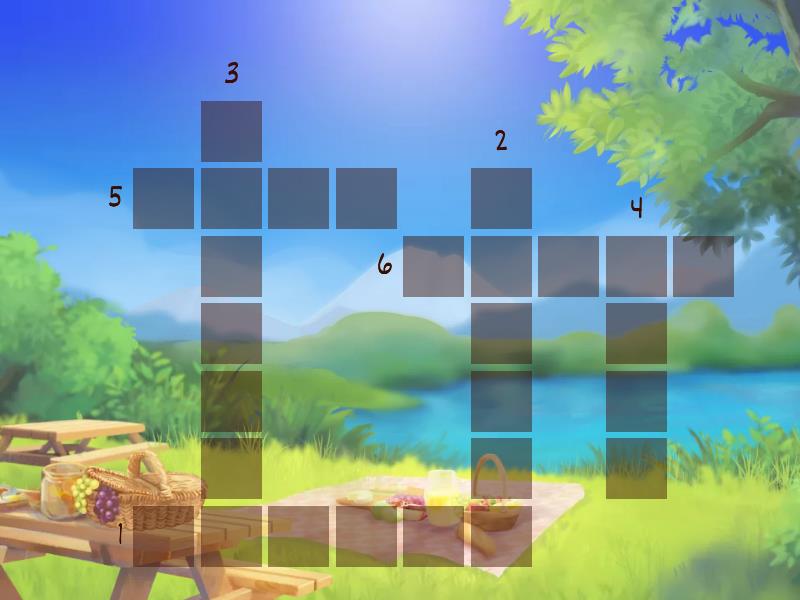 geographical features Crossword