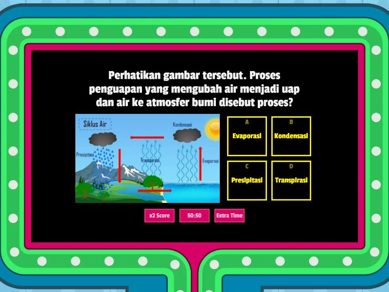 Soal Siklus Air - Gameshow Quiz