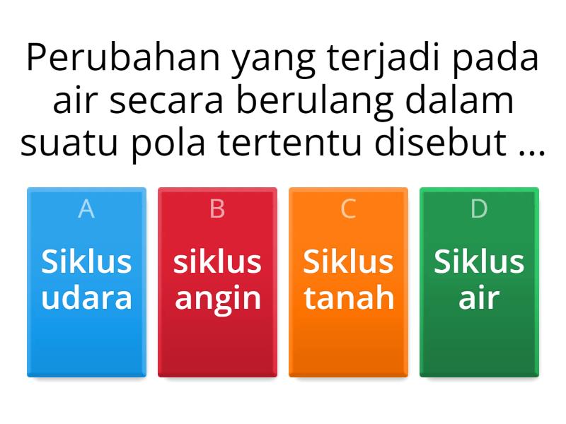 SIKLUS AIR - Quiz