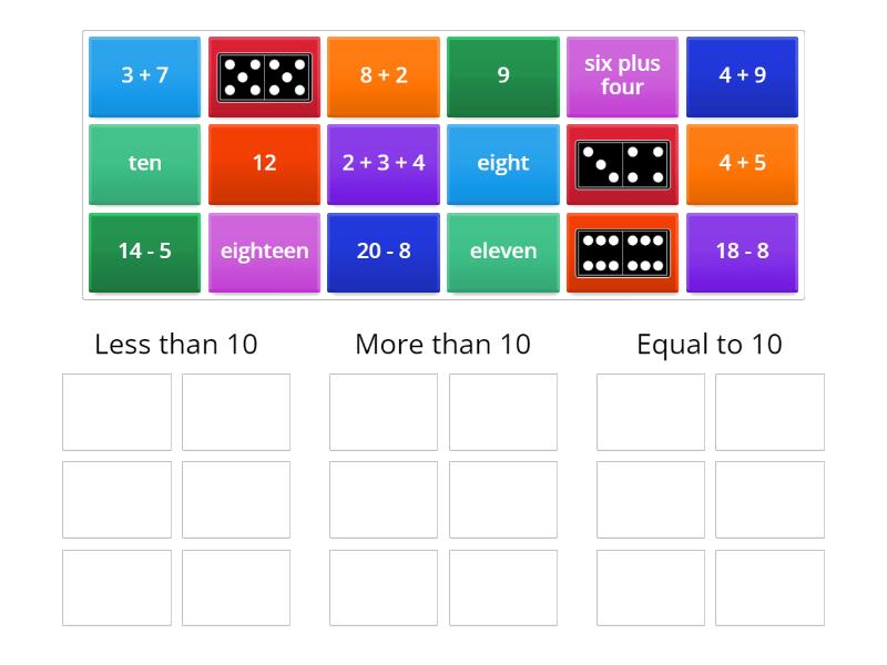 more-less-or-equal-to-10-group-sort
