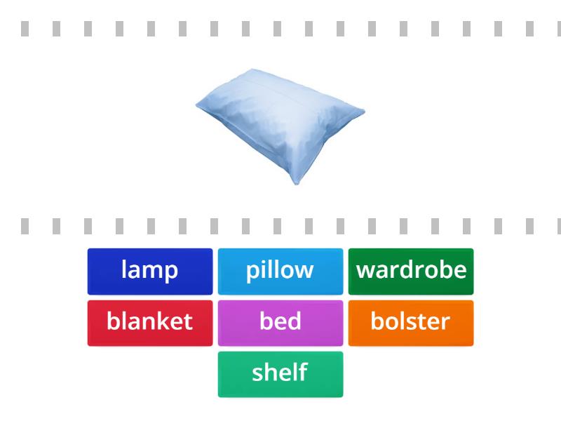 Things in the Bedroom - Find the match