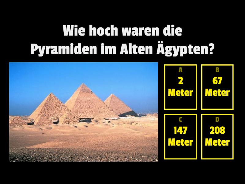 Pyramiden - Quiz