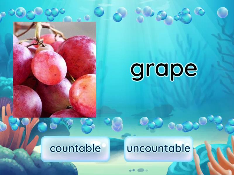 Countable And Uncountable Nouns - True Or False