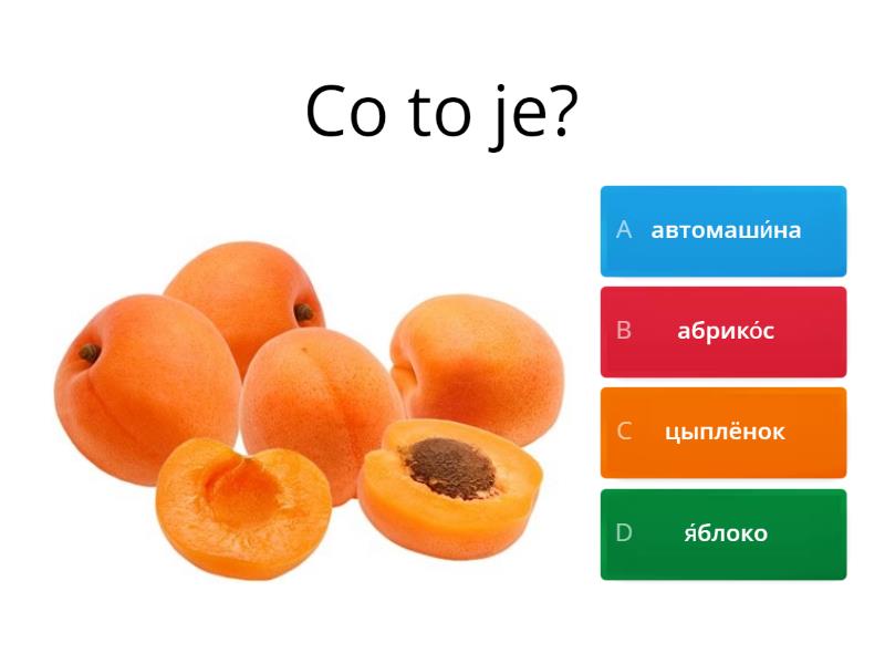 Ovoce a zelenina - Quiz