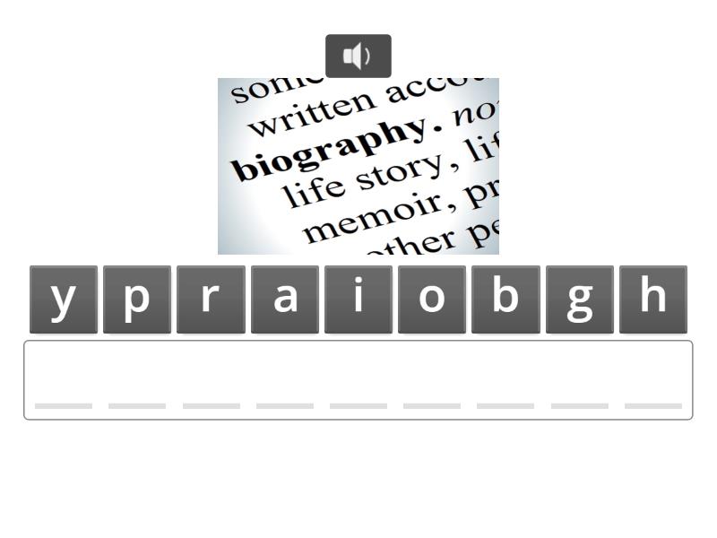 Spelling Bee B1 B2 Anagram