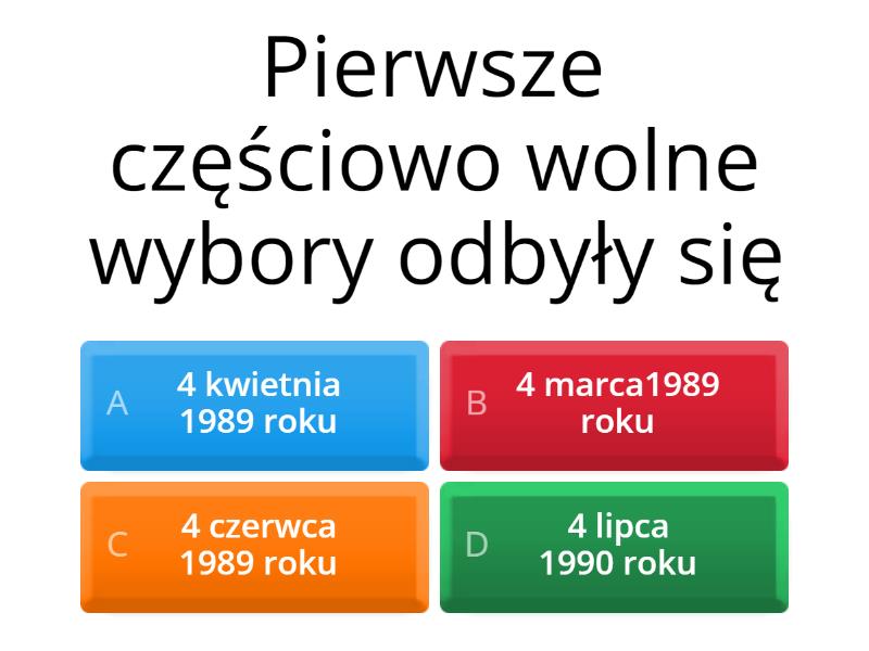 Upadek Komunizmu Sprawdzian Klasa 8 Upadek komunizmu kl.8 - Quiz