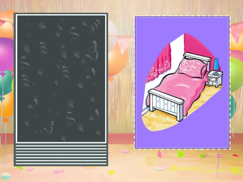 Kid's Box Starter Unit 5 Rooms - Speaking cards