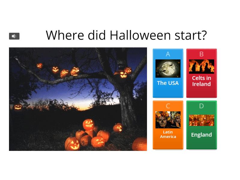 The history of Halloween - Quiz