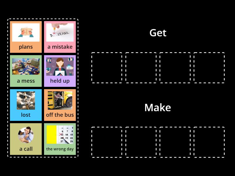Get or make? - Group sort