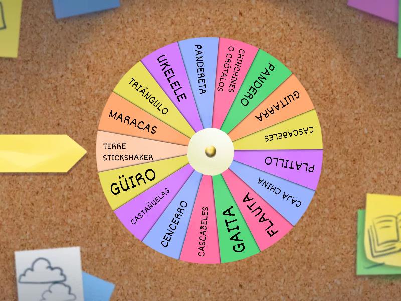 INSTRUMENTOS MUSICALES - Spin the wheel