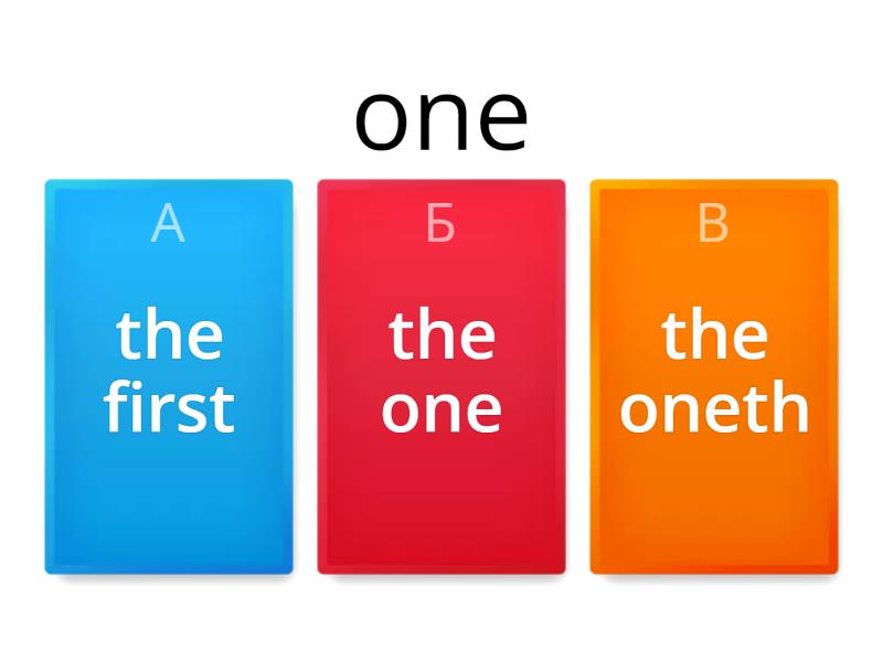 Ordinal numbers 1-12 - Quiz
