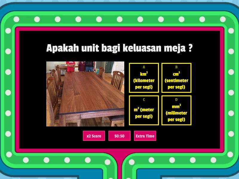 JOM MAIN KUIZ TOPIK PENGUKURAN - Gameshow Quiz