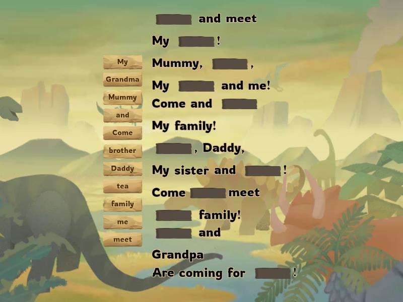 Spotlight 2 Come and meet my family - Complete the sentence