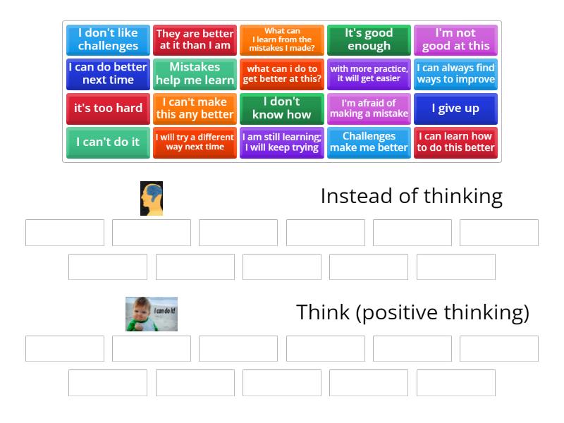 Growth Mindset - Group sort