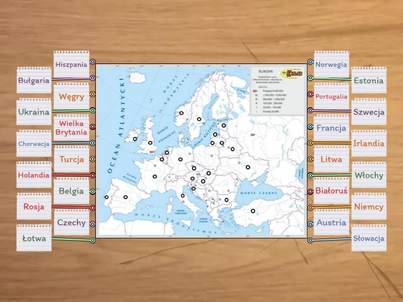 Podział Polityczny Europy Klasa 6 Podział polityczny Europy 6 - Rysunek z opisami