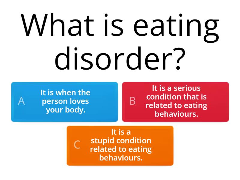 Eating disorders Quiz
