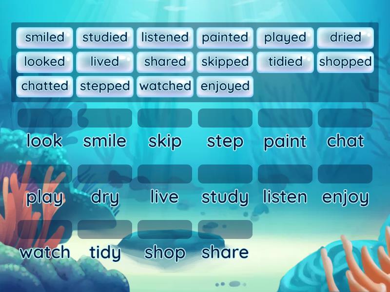 3B_Past and Present verbs - Match up