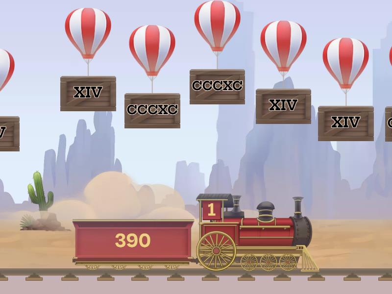 Roman Numerals - Balloon pop
