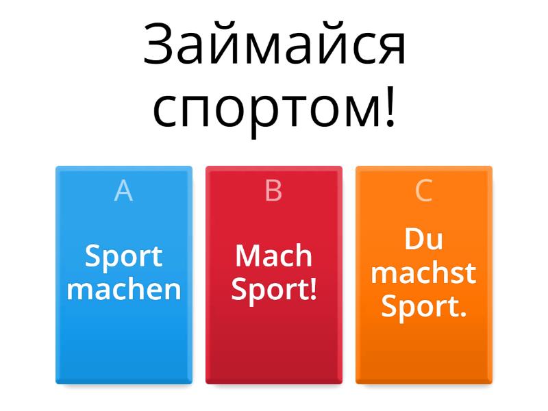 Imperativ - Quiz