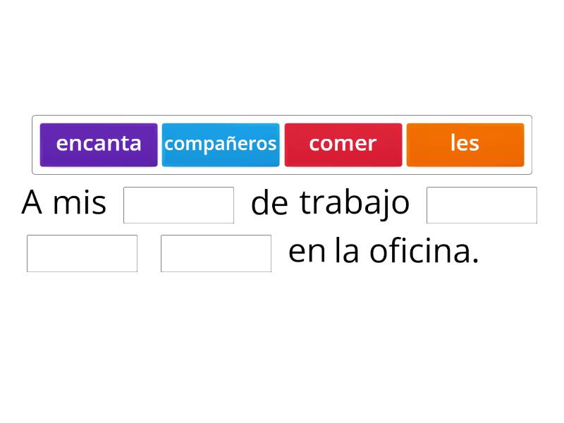 Oraciones_5C - Complete The Sentence