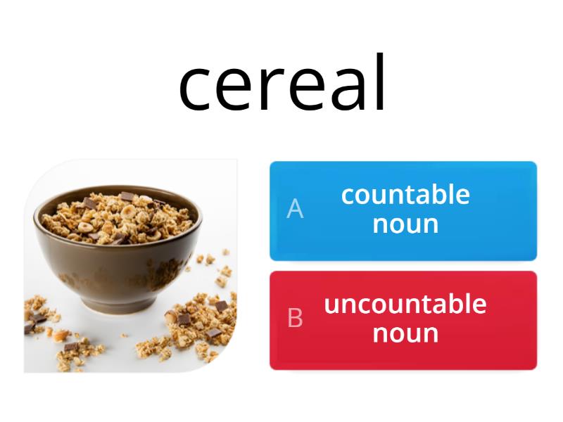 COUNTABLE AND UNCOUNTABLE NOUN Quiz