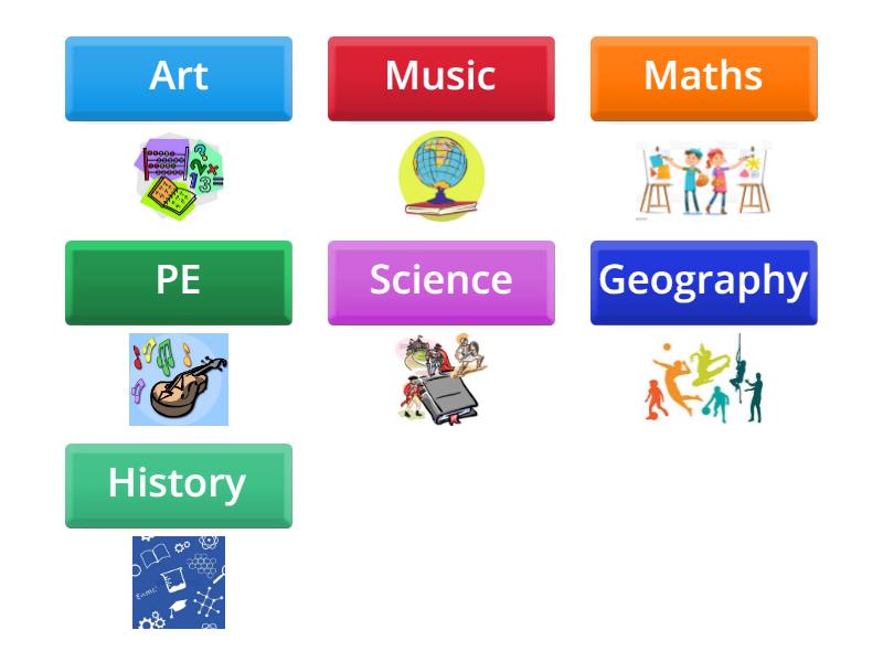 School Subjects - Unscramble