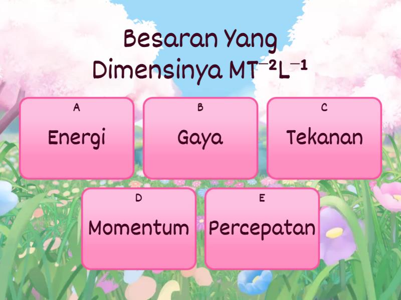 Ulangan Fisika Besaran Dan Satuan - Quiz