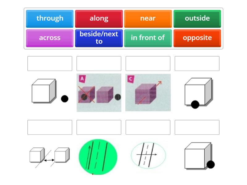 Prepare 2 Unit 14 prepositions - Match up