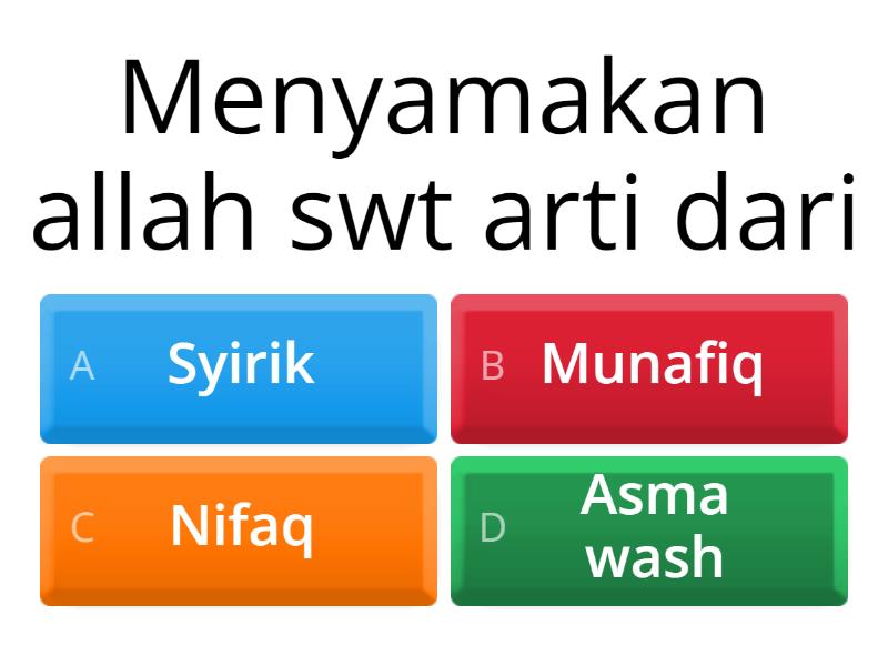 Al Islam - Quiz