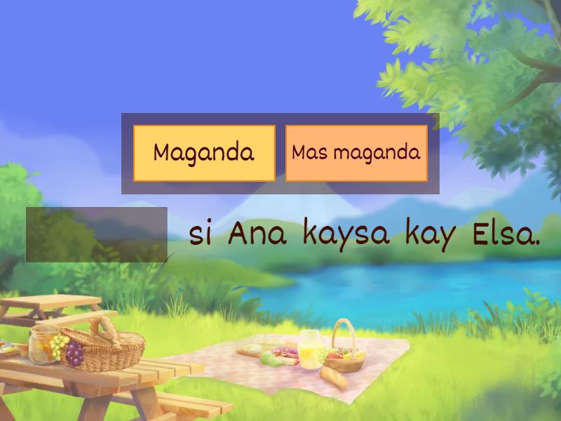 Antas Ng Pang Uri Panuto Punan Ang Patlang Ng Angkop Na Antas Ng Pang Uri Complete The Sentence