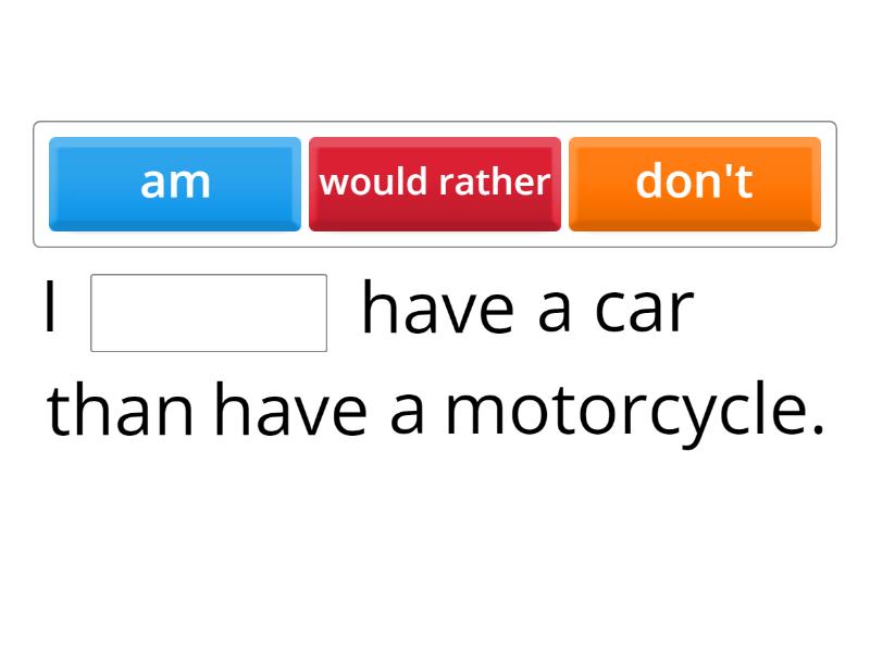 Expressing Preferences - Missing word