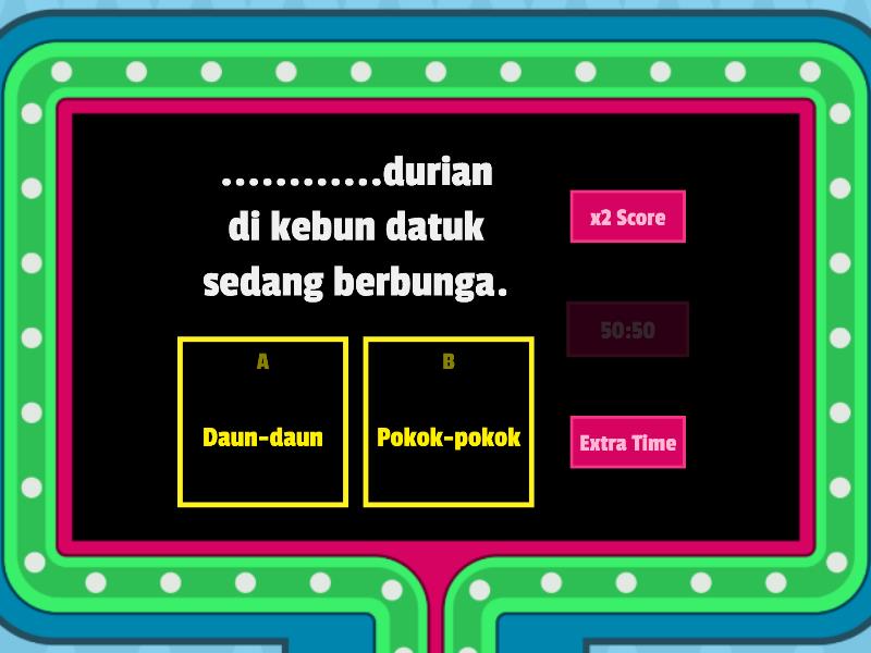 Pilih Jawapan Yang Betul. - Gameshow Quiz