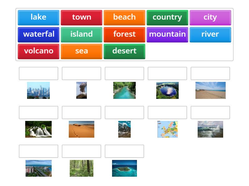 Geography - Match up