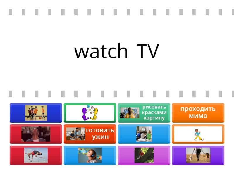 Spotlight 4 Module 6 11a verbs - Find the match