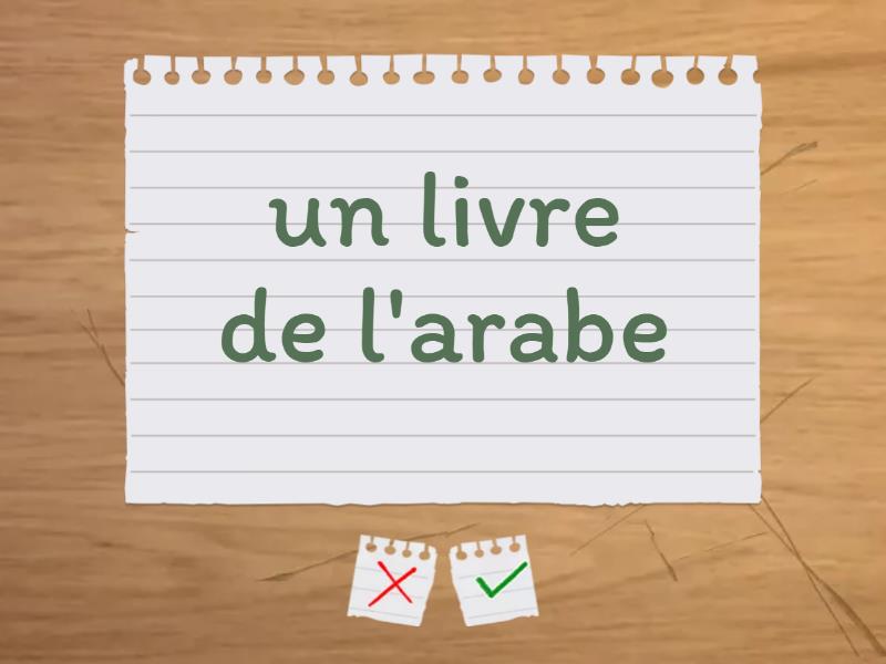 Dans mon sac il y a ... - Flash cards