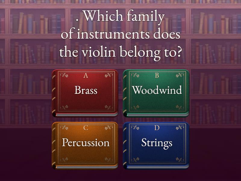 Instrument Information quiz - Cuestionario