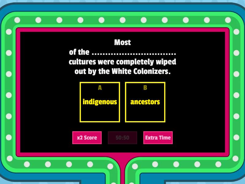 Choose the right answer unit 8 skills 2 gameshow quiz
