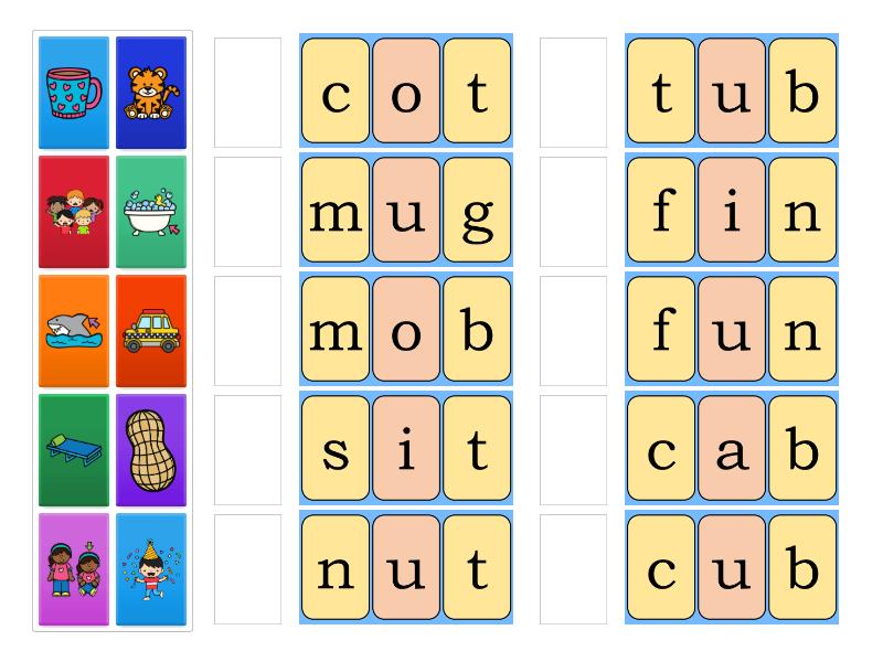 CVC Words Part 1 - Match up
